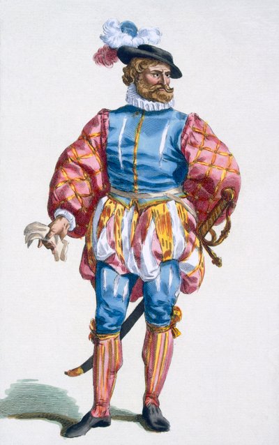 Officier van het Zwitserse leger, 1780 door Pierre Duflos